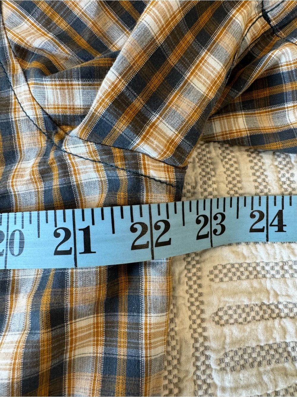 FOX Racing Men’s Plaid Short Sleeve Button-Down Shirt Large Mustard Yellow Grey - Picture 6 of 9